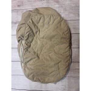 JJ Cole Collections Car Seat Cover Beige Quilted Great Condition